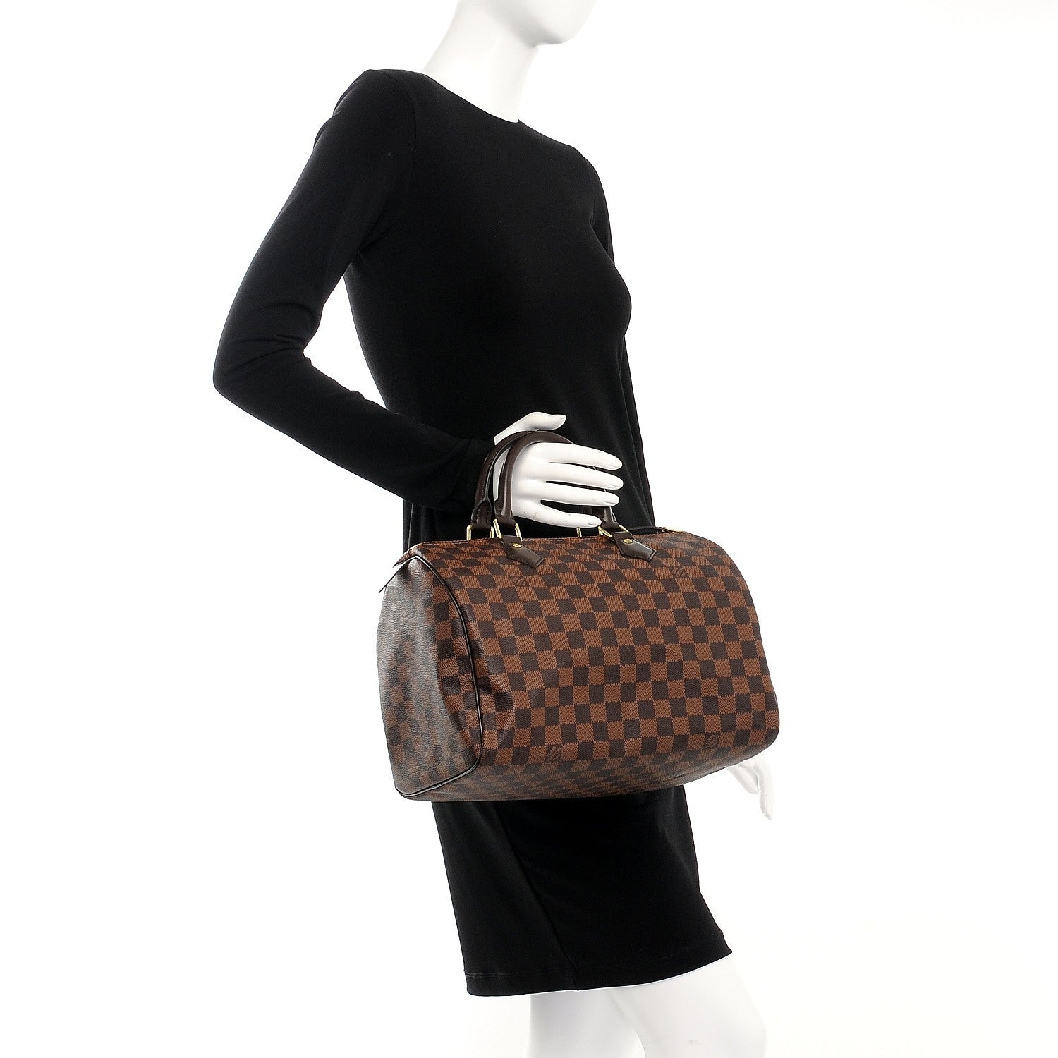 Louis Vuitton Damier Ebene Speedy 30 2 of 11