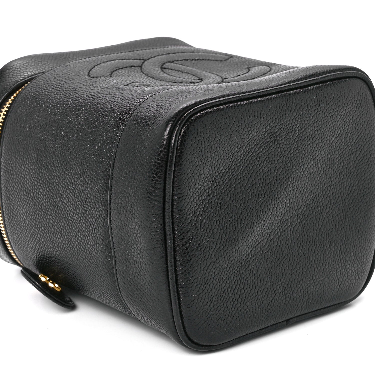 Chanel Caviar Cosmetic Vanity Bag Black 9 of 10