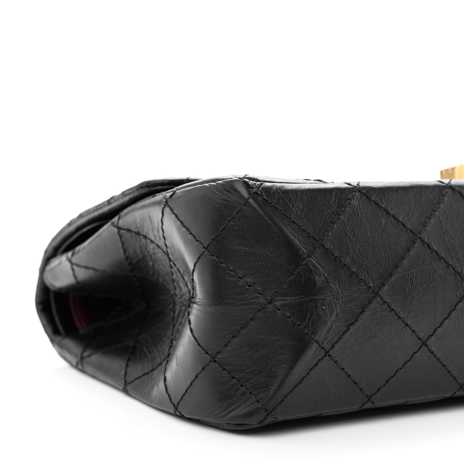 Chanel Aged Calfskin Quilted 2.55 Reissue 226 Flap Black 9 of 11
