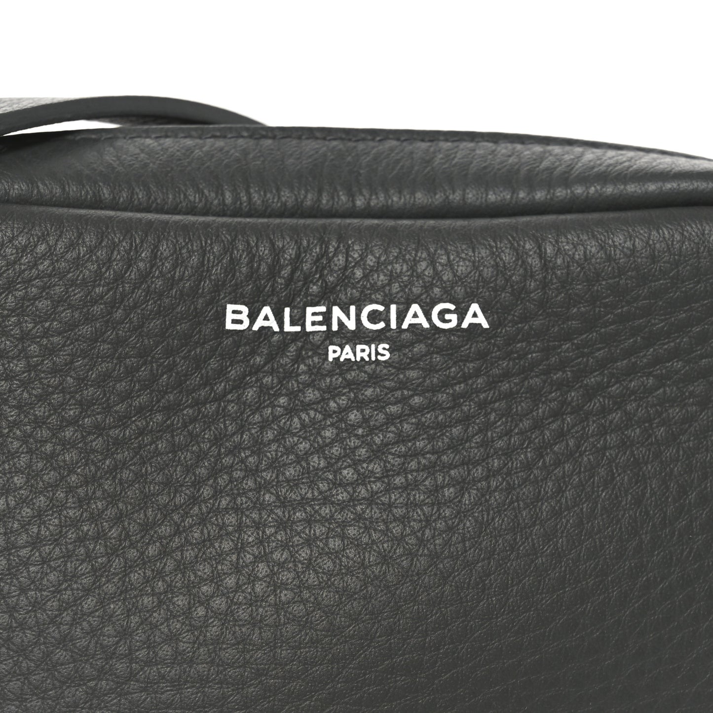 Calfskin Logo XS Everyday Camera Bag Gris Fossile
