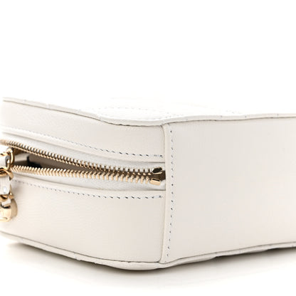Chanel Caviar Quilted Camera Bag White 9 of 11