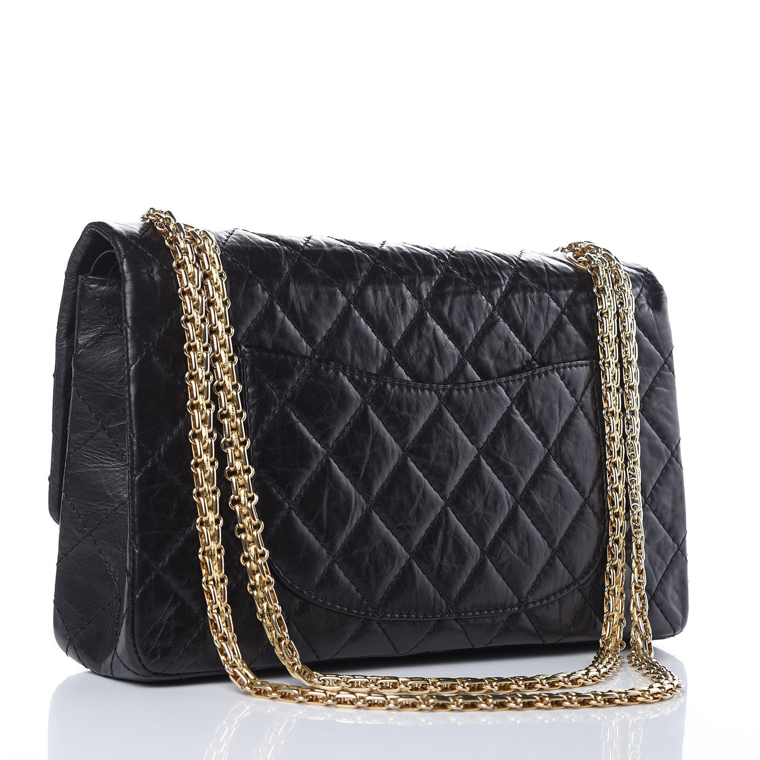 Chanel Aged Calfskin Quilted 50th Anniversary 2.55 Reissue 226 Flap Black 3 of 10