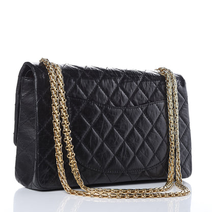 Chanel Aged Calfskin Quilted 50th Anniversary 2.55 Reissue 226 Flap Black 3 of 10