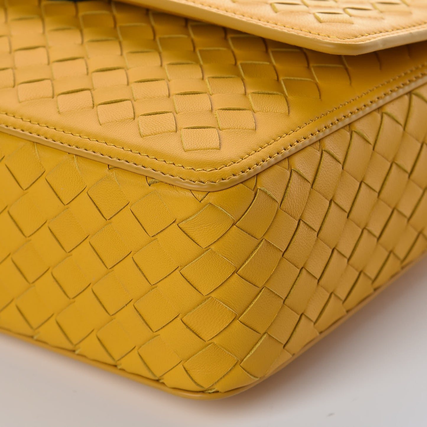Nappa Intrecciato Alumna Bag Butterscotch