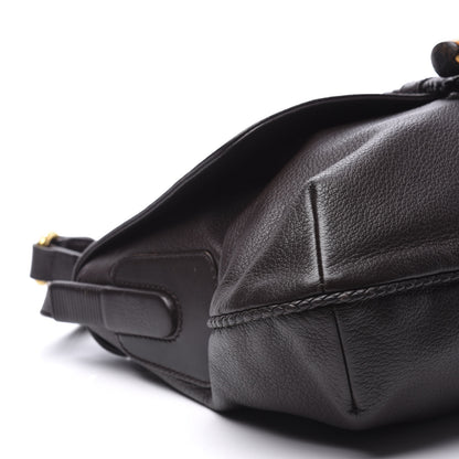 Gucci Deerskin Hip Bamboo Messenger Bag Dark Cocoa 8 of 12