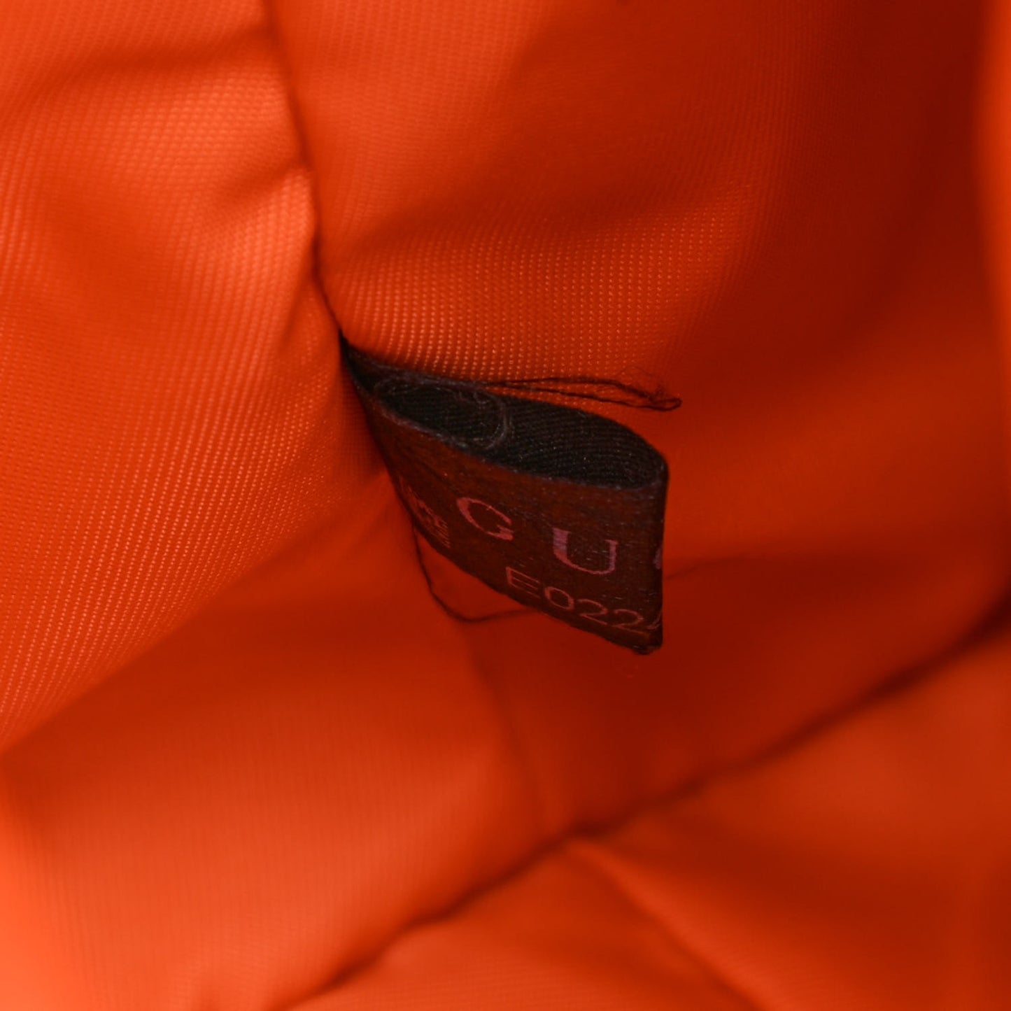 GG Supreme Monogram Space Cats Diaper Bag Orange