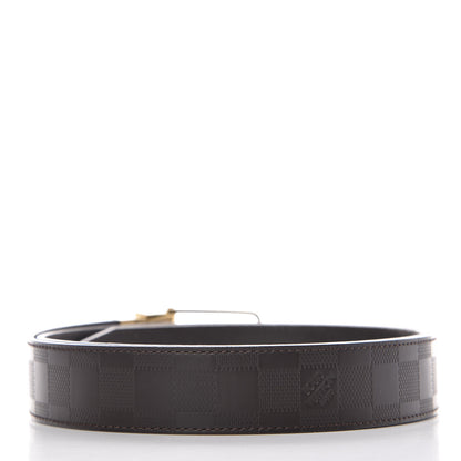 Louis Vuitton Damier Infini Calfskin Boston 30mm Reversible Belt 110 44 Moka 3 of 6