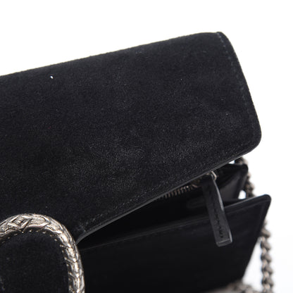 Gucci Suede Mini Dionysus Chain Wallet Black 13 of 13