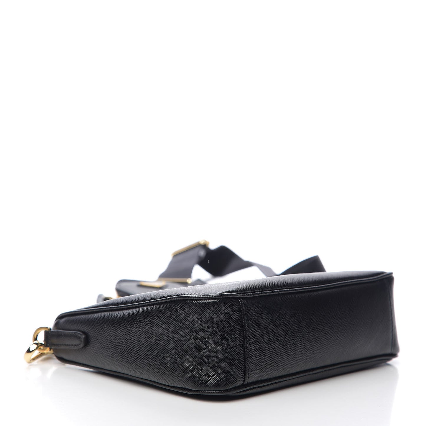 Saffiano Lux Re-Edition 2005 Shoulder Bag Black