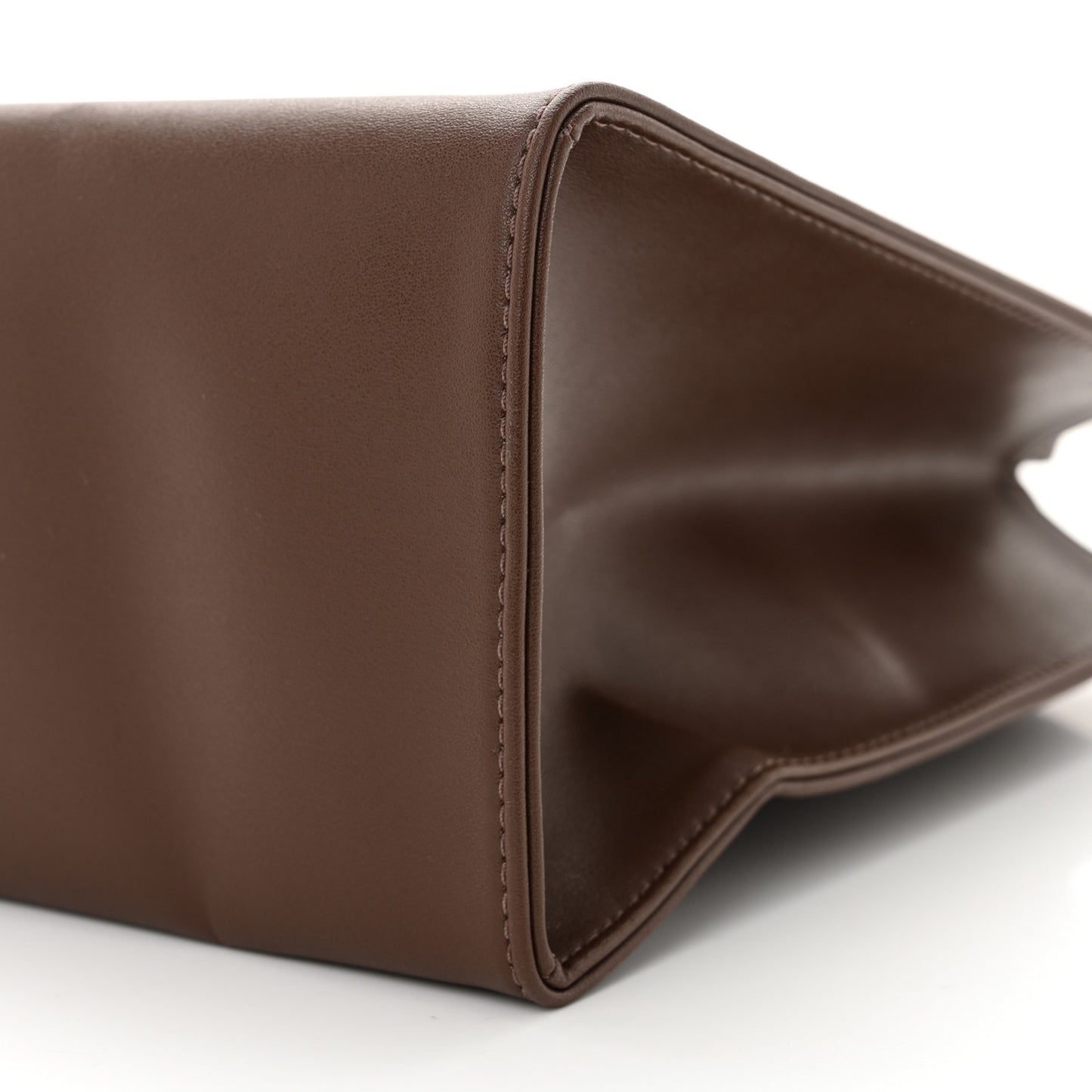 Vegan Leather Shmedium Shopping Bag Chocolate