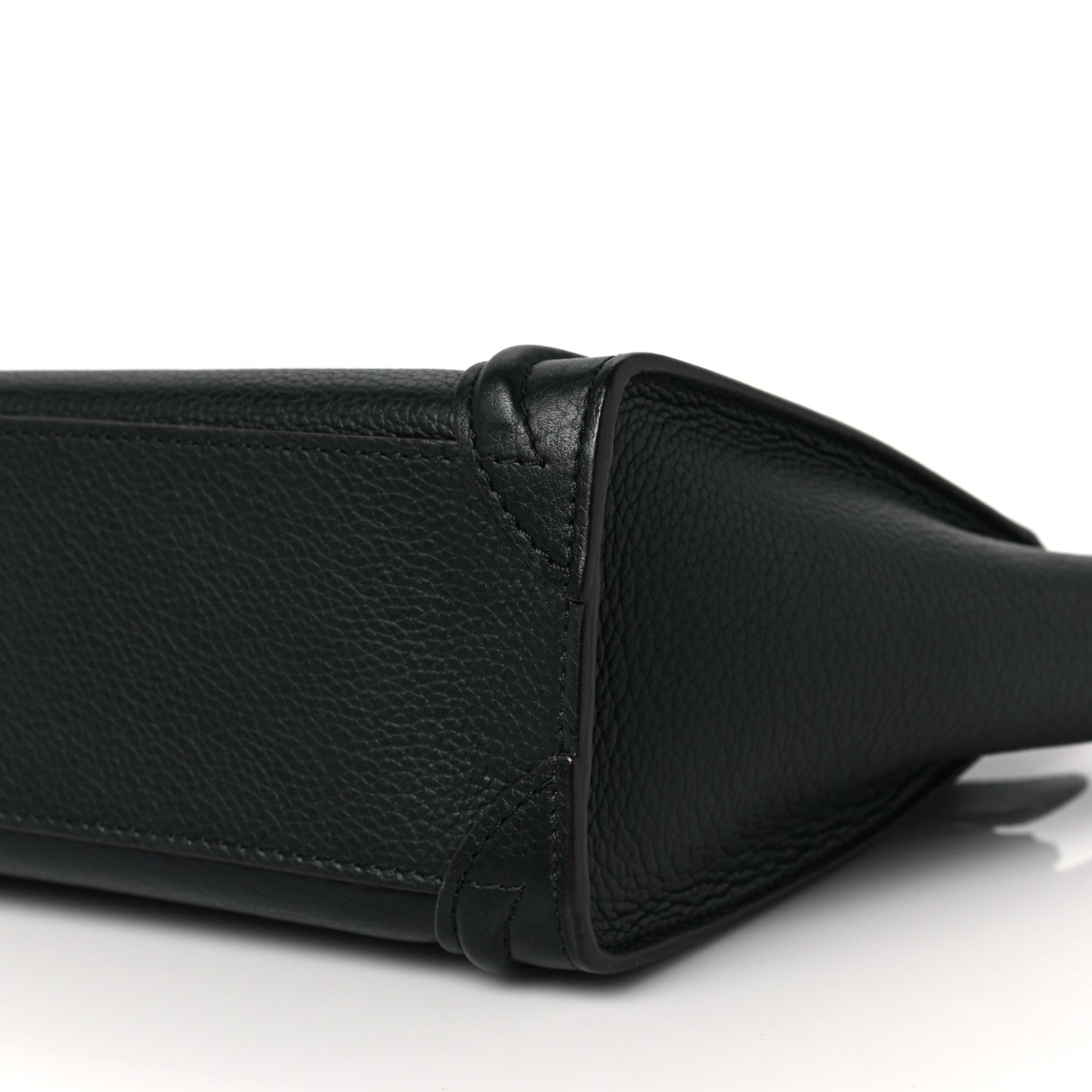 Celine Drummed Calfskin Nano Luggage Black 8 of 8