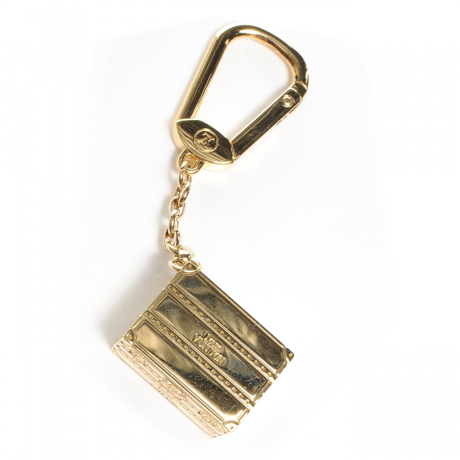 Louis Vuitton Malle Trunk Key Holder Gold 1 of 4