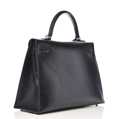 Hermes Box Kelly Sellier 35 Black 3 of 40