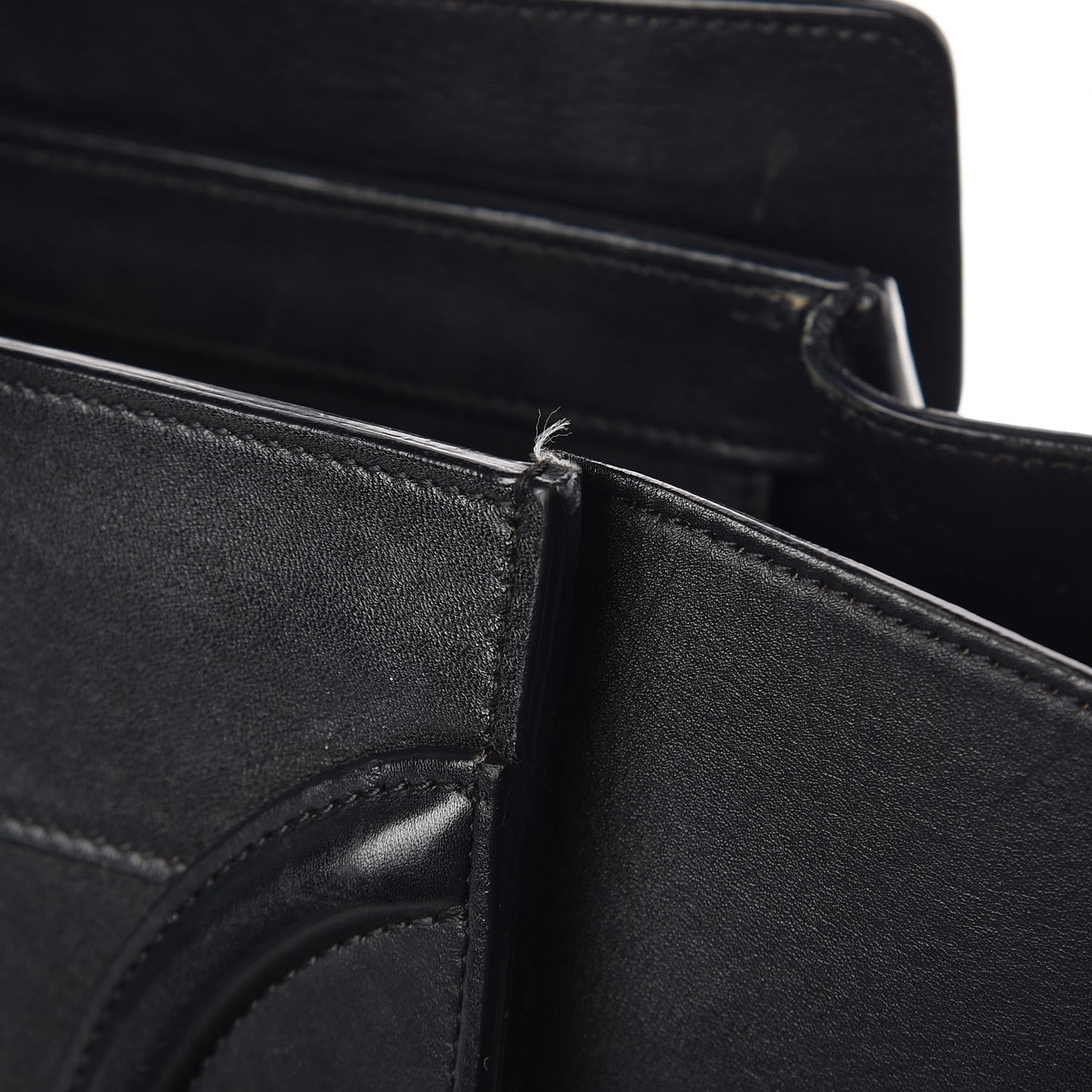 Smooth Calfskin Mini Luggage Black