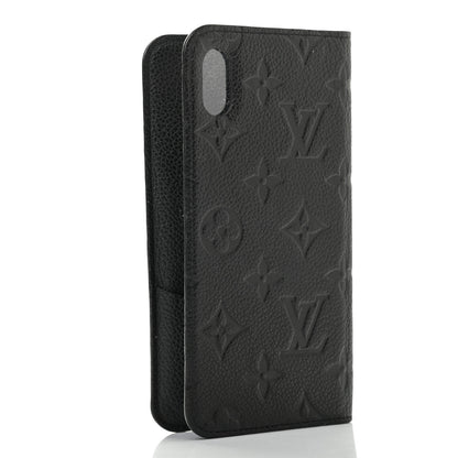 Louis Vuitton Empreinte iPhone XS Max Folio Case Black 3 of 9
