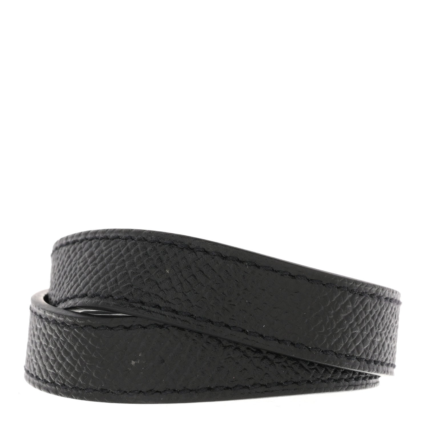 Hermes Epsom Kelly Double Tour Bracelet S Black 3 of 6