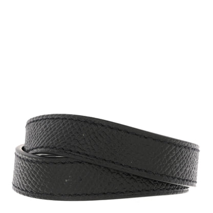 Hermes Epsom Kelly Double Tour Bracelet S Black 3 of 6