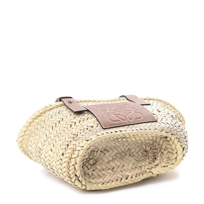 Loewe Raffia Small Basket Tote Bag Natural Tan 4 of 8