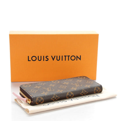 Louis Vuitton Monogram Clemence Wallet Rose Ballerine 4 of 7