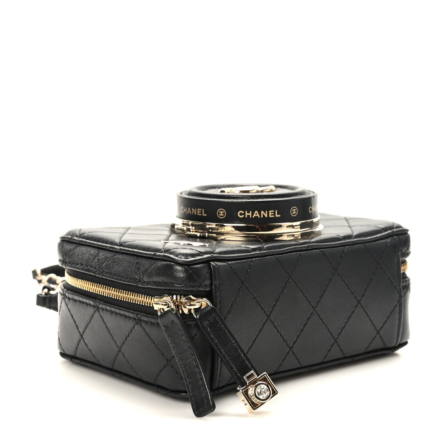 Chanel Lambskin Quilted Coco Click Bag Black 4 of 11