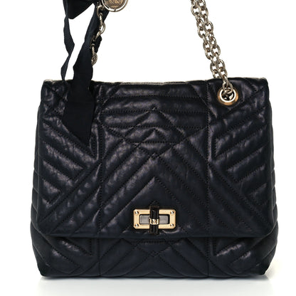 Lanvin Calfskin Quilted Medium Happy Shoulder Bag Black 7 of 9