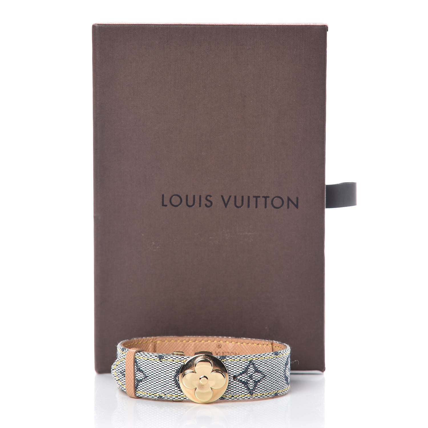 Louis Vuitton Mini Monogram Wish Bracelet Blue 6 of 6