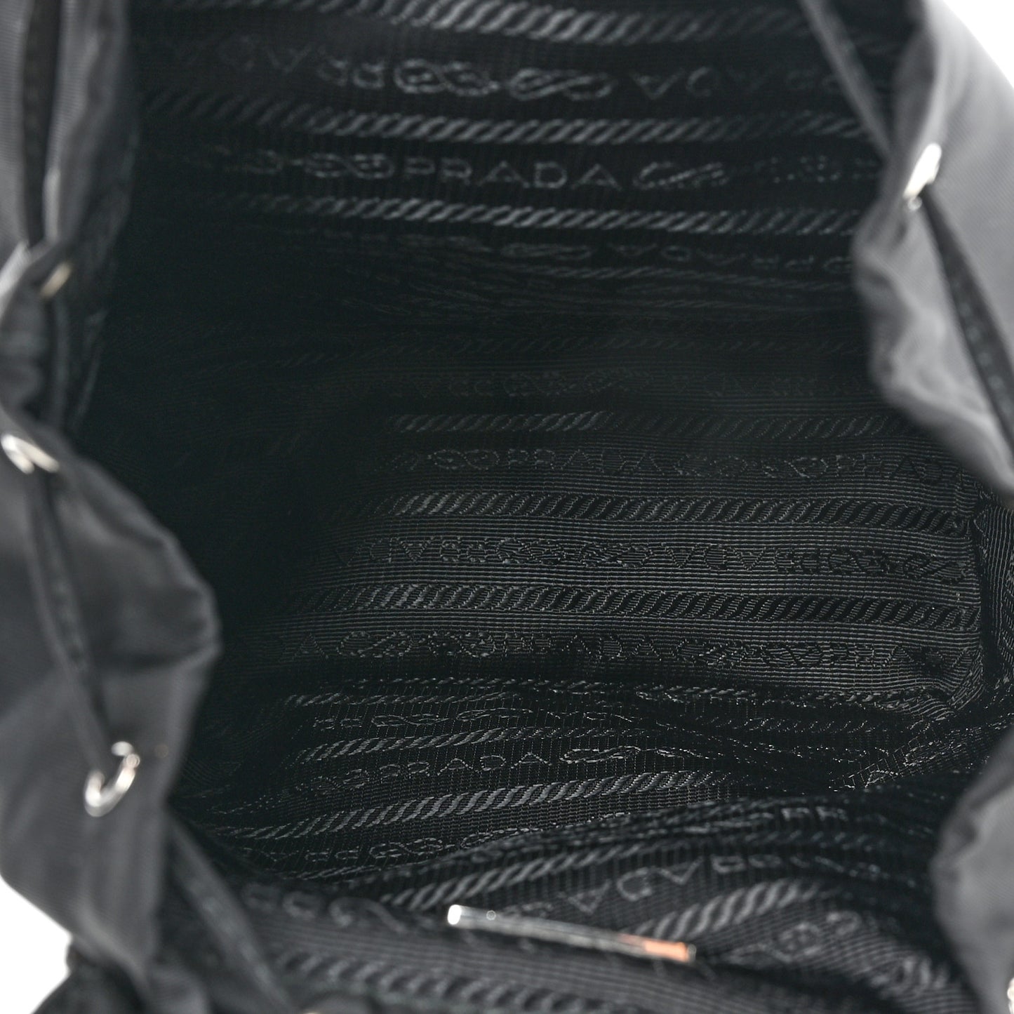 Nylon Vela Mini Crossbody Backpack Black