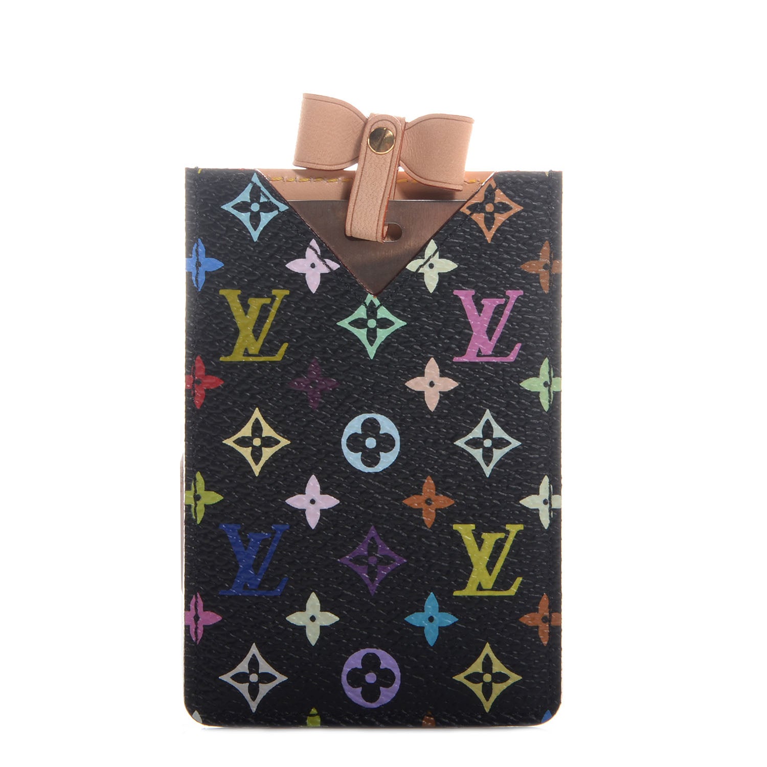 Louis Vuitton Monogram Multicolor Mirror and Case Pouch Black 1 of 7