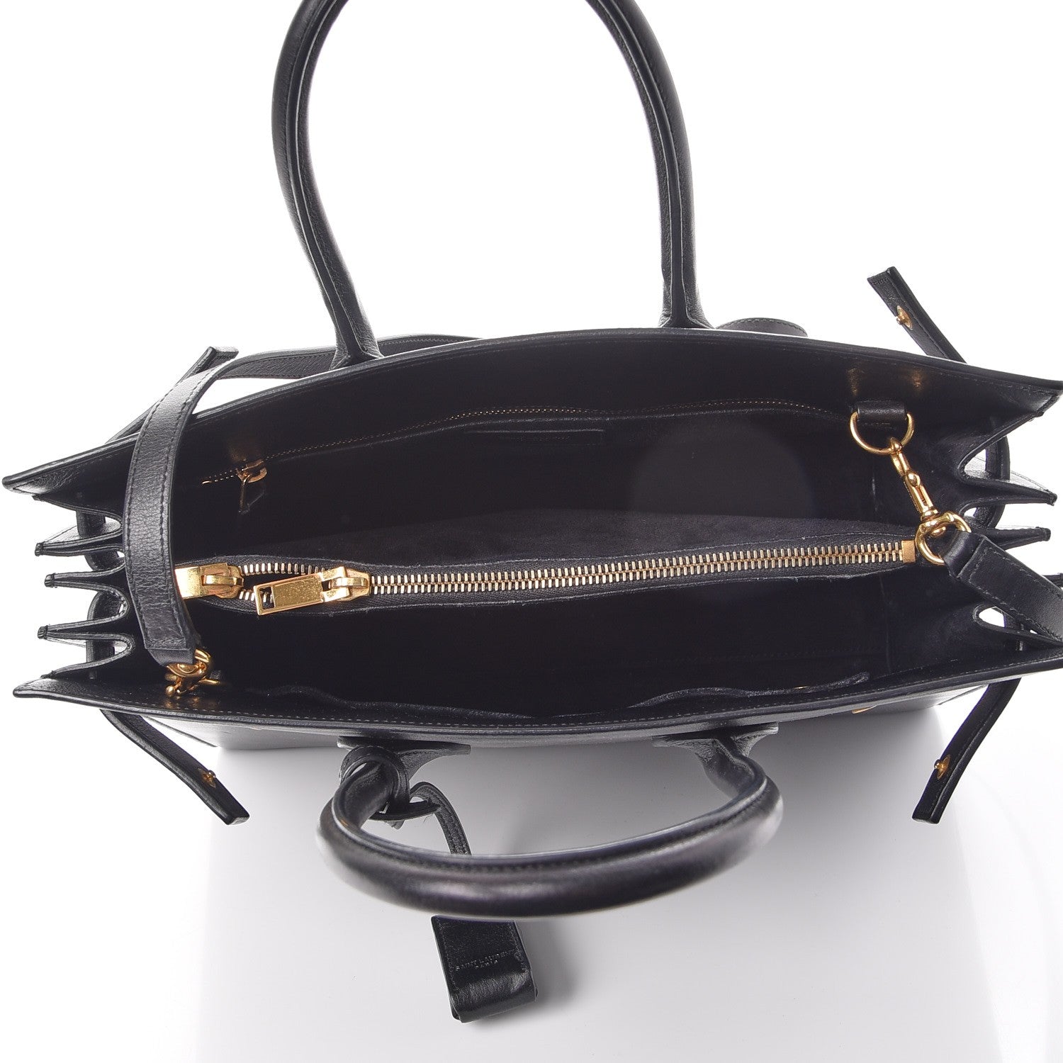 Saint Laurent Calfskin Small Sac De Jour Black 6 of 11