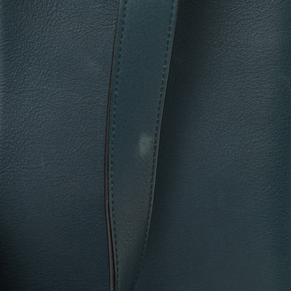 Celine Calfskin Small Tri-Fold Shoulder Bag Steel Blue 14 of 14
