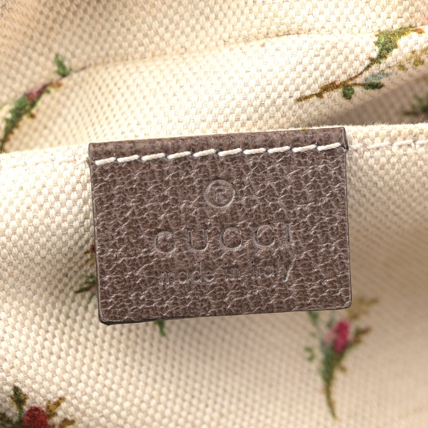 Gucci GG Supreme Monogram Web Neo Vintage Shoulder Bag Beige New Acero Crop 6 of 11