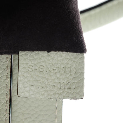 Celine Drummed Calfskin Mini Luggage Lune 5 of 7