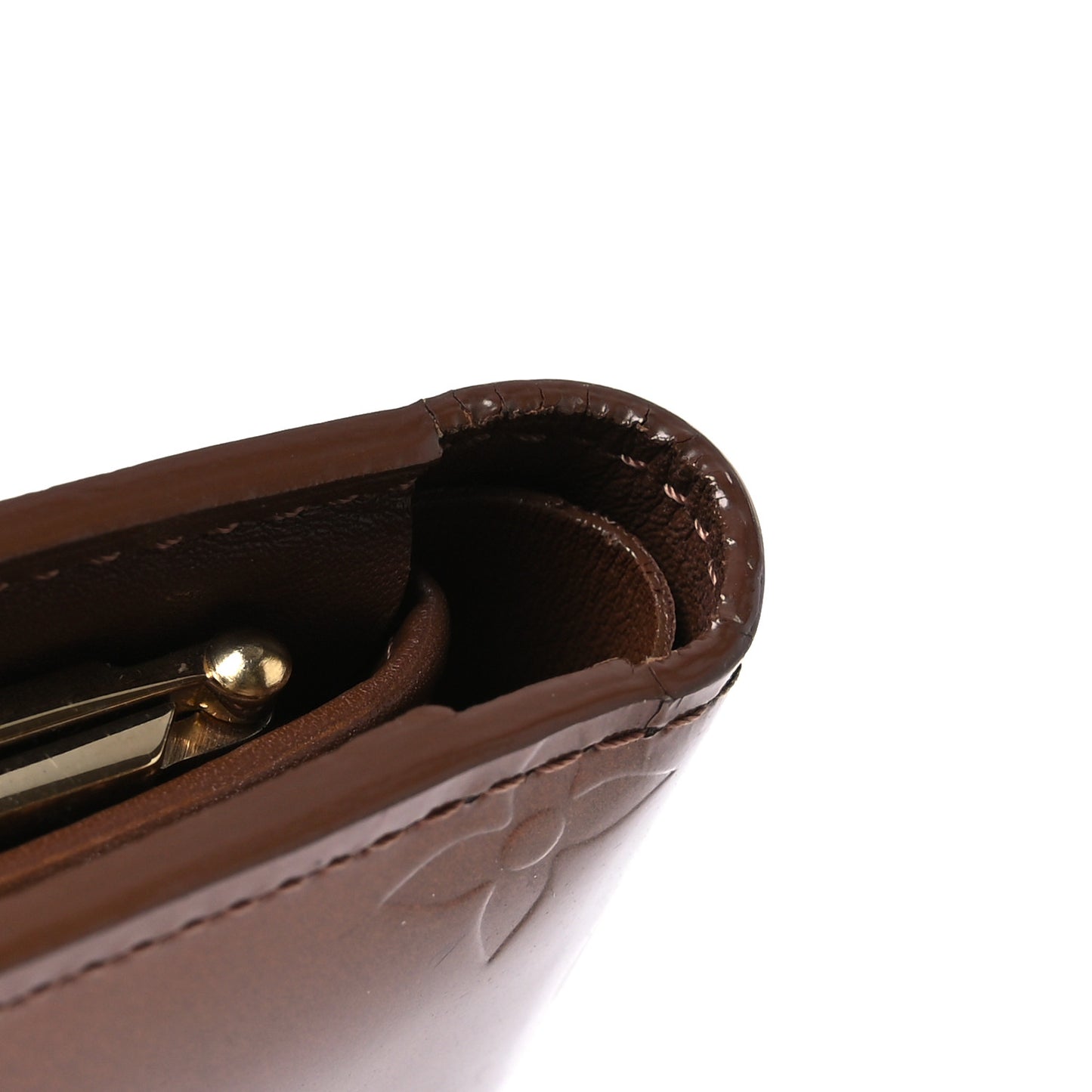 Vernis French Purse Wallet Bronze