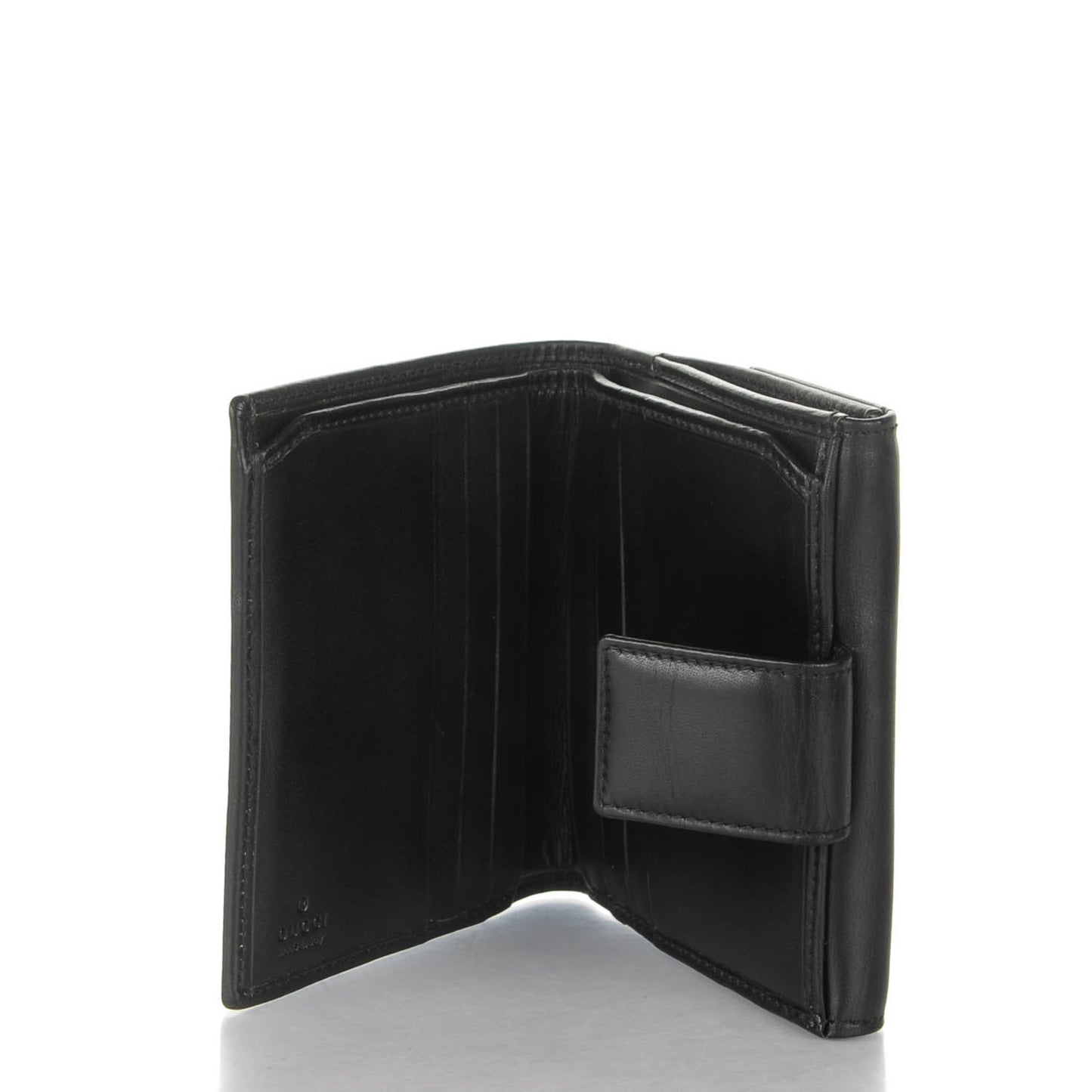 Monogram French Flap Wallet Black