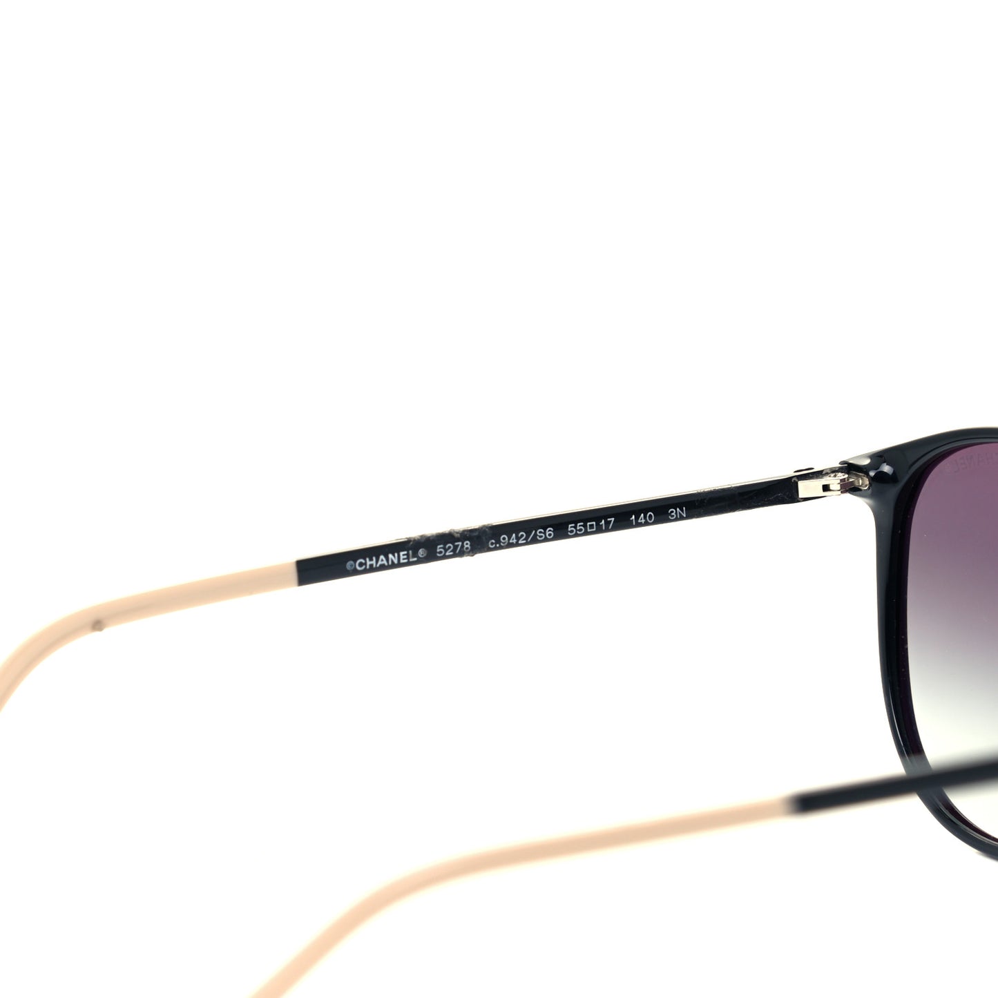 Acetate Round Sunglasses 5278 Black