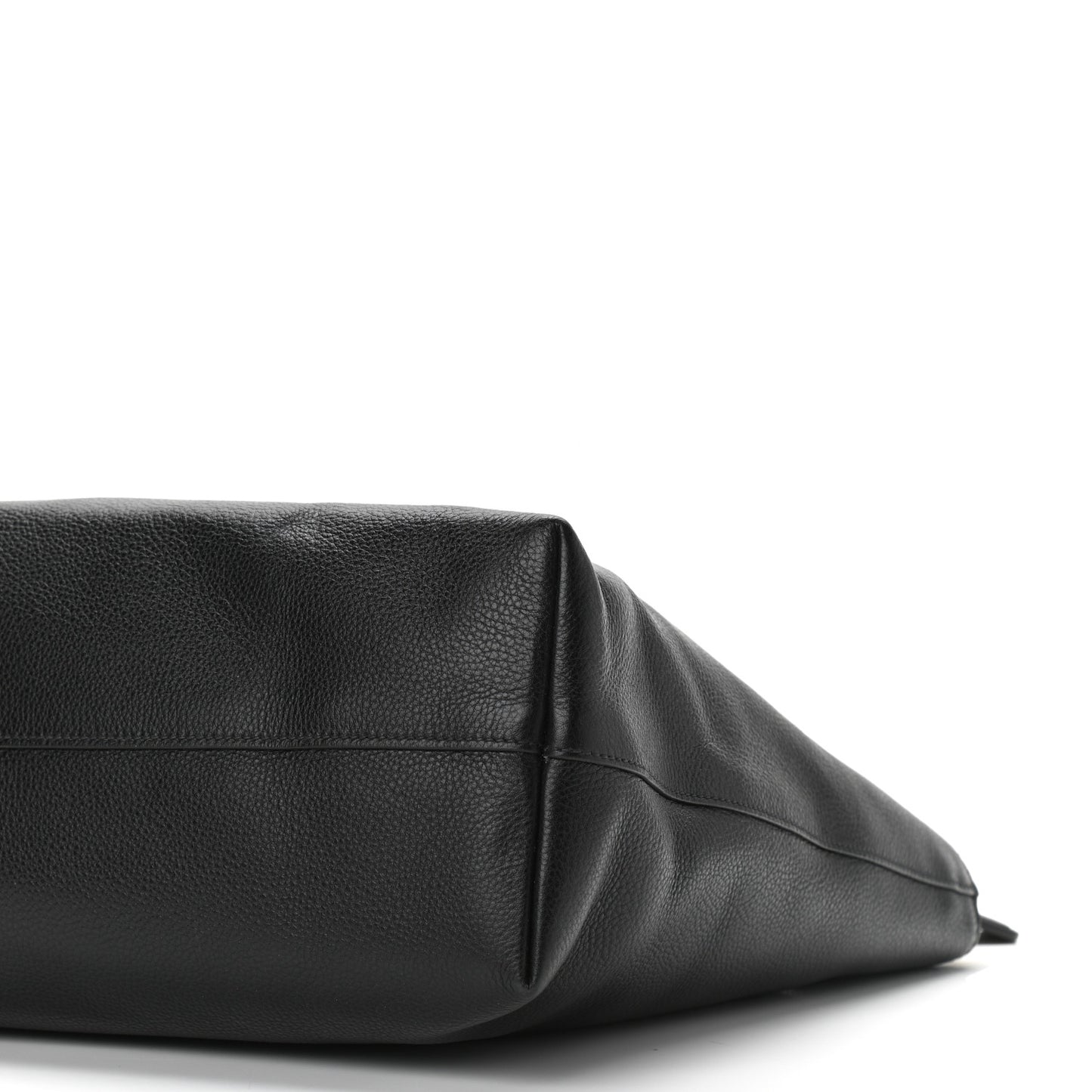 Vitello Daino Tote Black