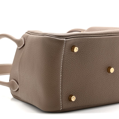 Hermes Taurillon Clemence Lindy 26 Etoupe 9 of 11