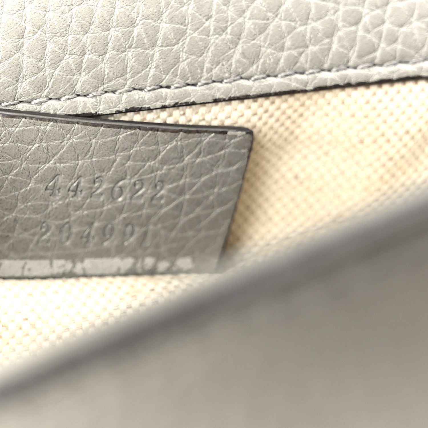 Gucci Cellarius Calfskin Mini GG Marmont Top Handle Bag Deep Grey 7 of 11