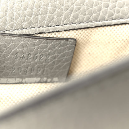 Gucci Cellarius Calfskin Mini GG Marmont Top Handle Bag Deep Grey 7 of 11