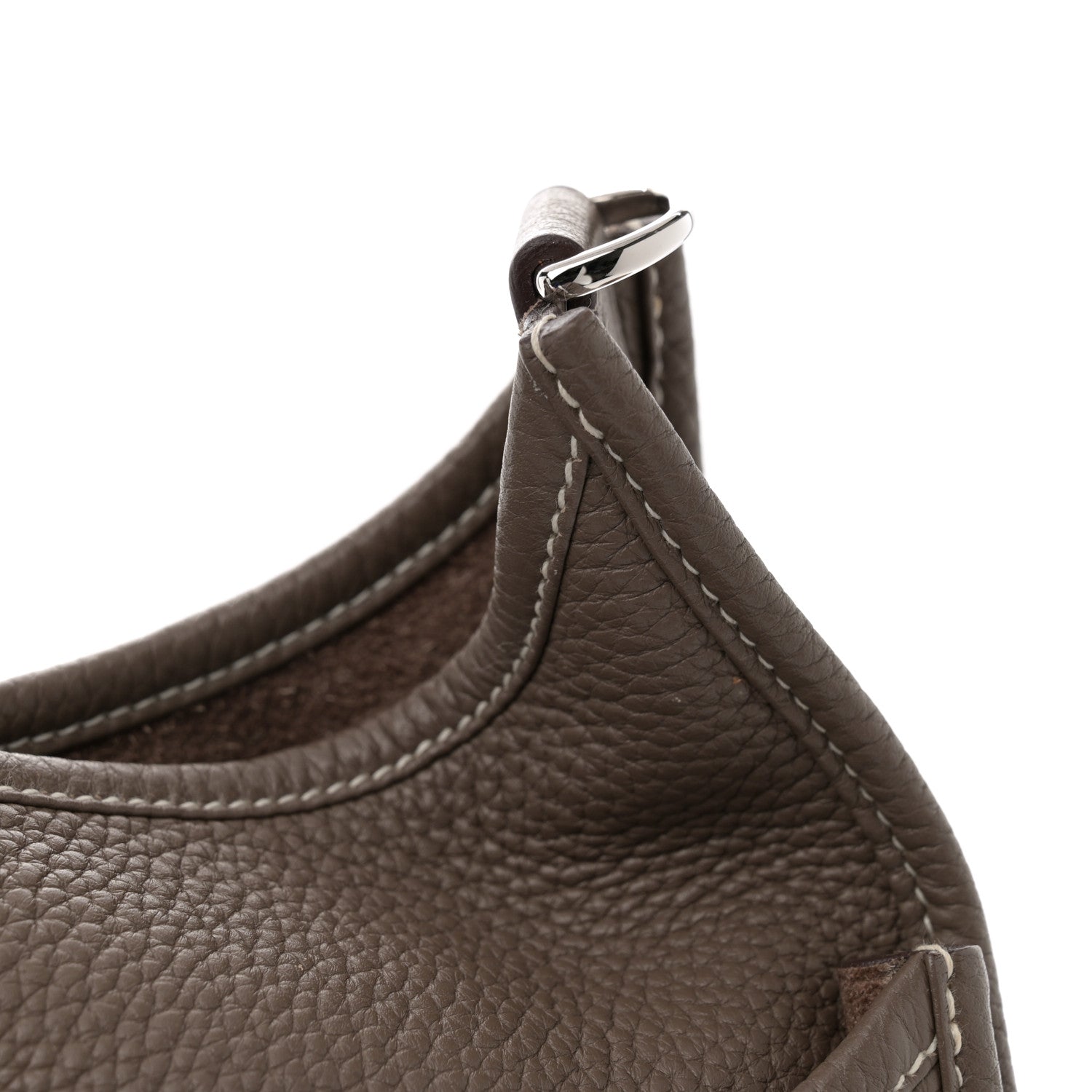 Hermes Taurillon Clemence Evelyne III PM Etoupe 12 of 13