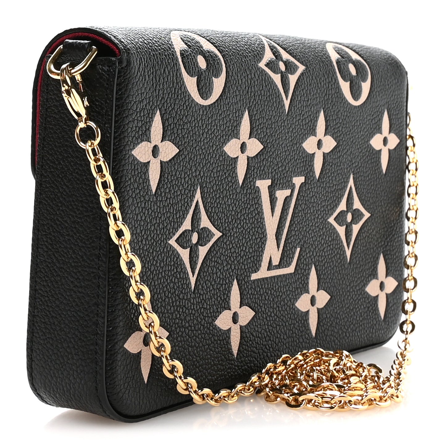 Empreinte Monogram Giant Felicie Pochette Black Beige