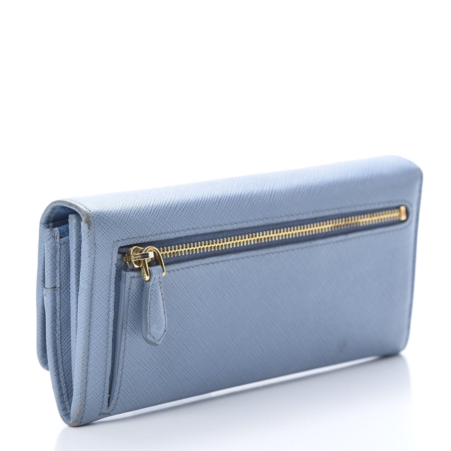 Saffiano Multicolor Continental Flap Wallet Astrale Mare