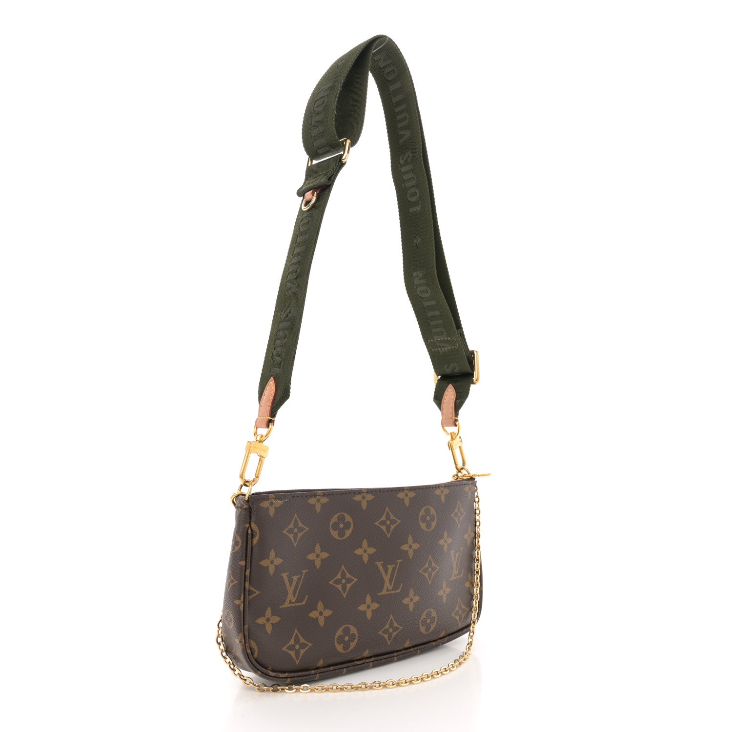 Louis Vuitton Monogram Multi Pochette Accessories Kaki 3 of 11