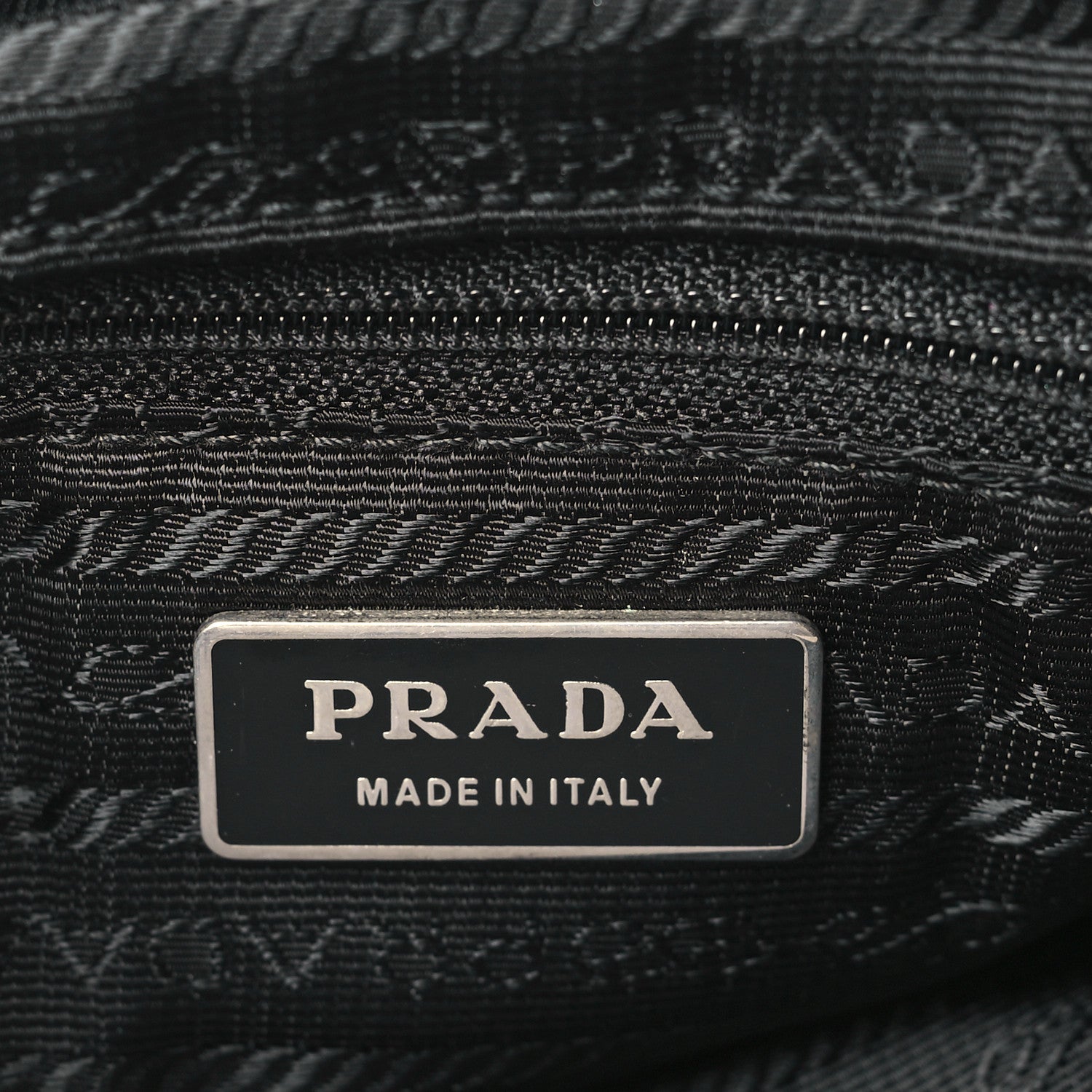 Prada Tessuto Nylon Messenger Bag Black 6 of 9