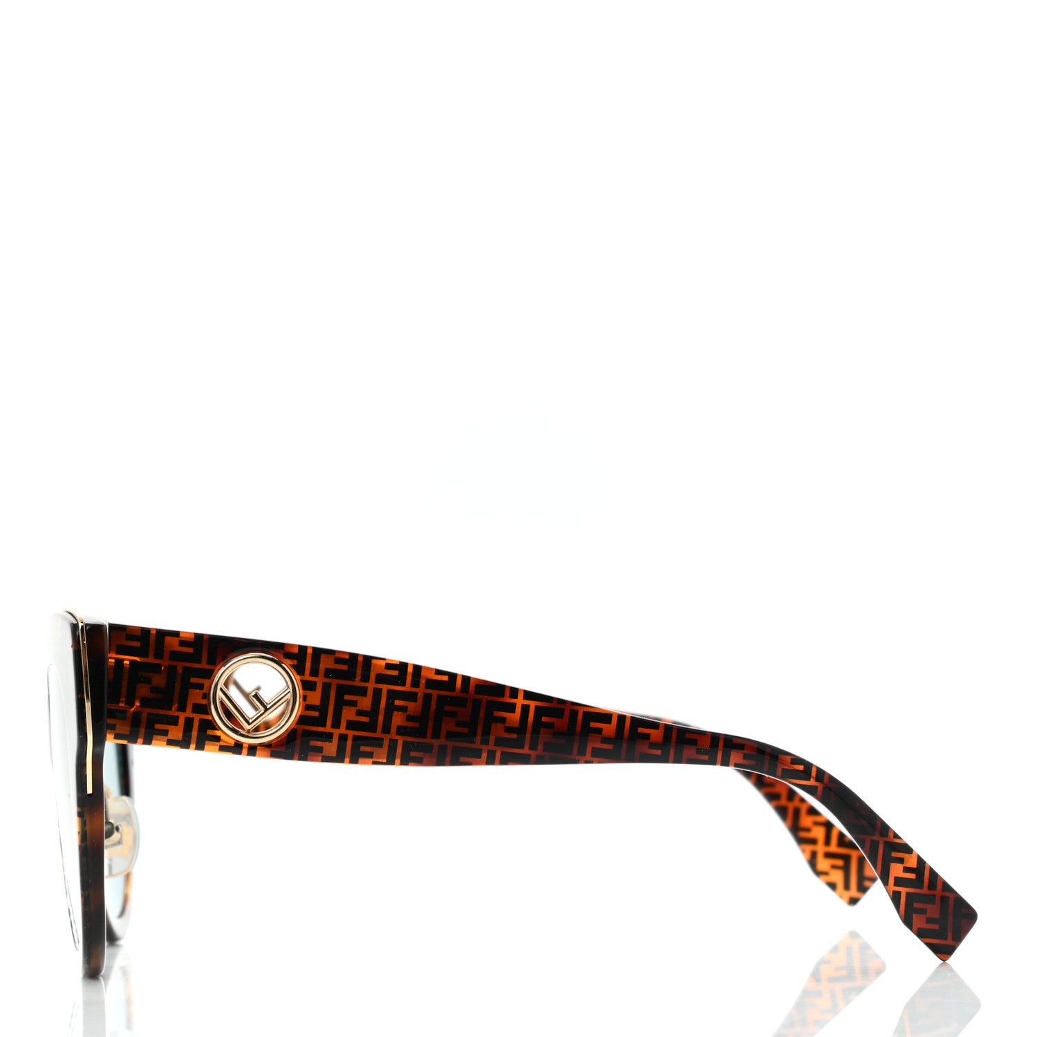 Fendi Acetate F is Fendi FF Cat Eye Sunglasses FF 0360/G/S Havana 4 of 6