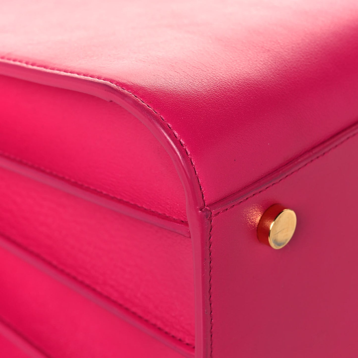 Calfskin Small Sac De Jour Lipstick Fuchsia
