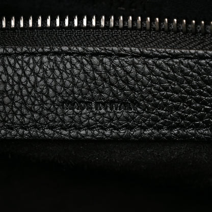 Celine Drummed Calfskin Micro Luggage Black 7 of 10