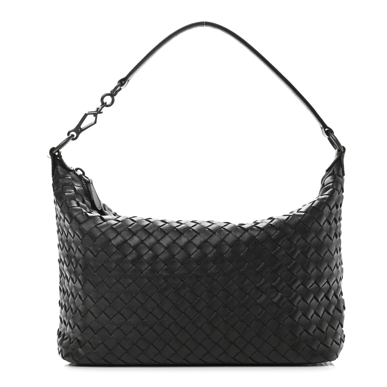 Bottega Veneta Nappa Intrecciato Small Shoulder Bag Black 1 of 10