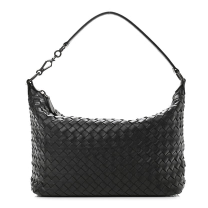 Bottega Veneta Nappa Intrecciato Small Shoulder Bag Black 1 of 10