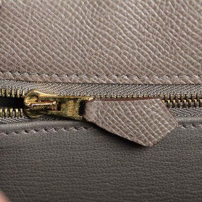 Hermes Epsom Kelly Sellier 28 Etain 11 of 27